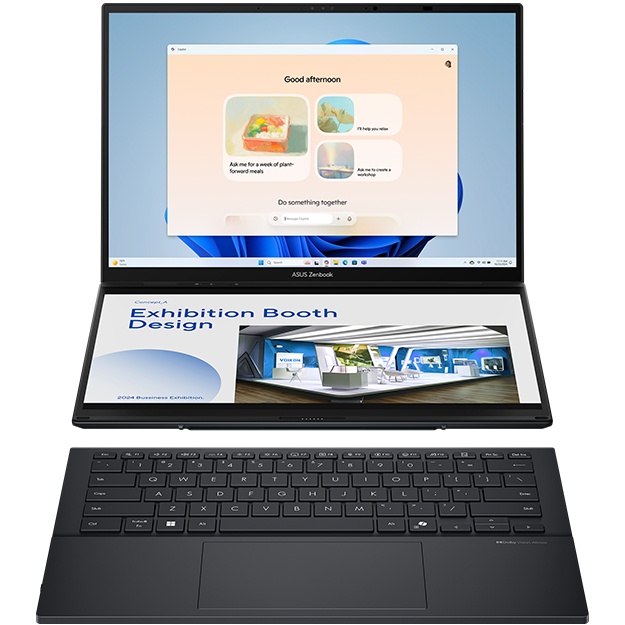 Noutbuk Asus Zenbook DUO OLED UX8406MA-QL056W/90NB12U1-M004U0 I7-155H 16GB/1TB Intel ARC Graphics/14.0"/FHD