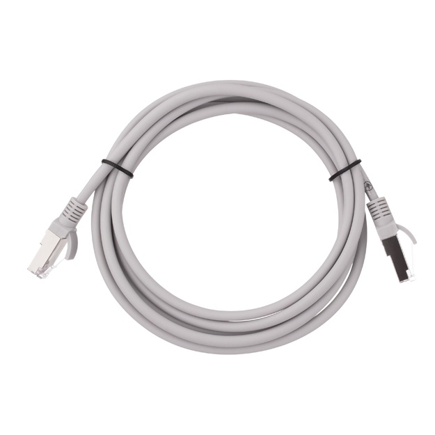 Patch kabeli 2E SAT 5e, FTP, 3m, 26AWG, RJ45, 7/0.16, Cu, LSZH kulrang