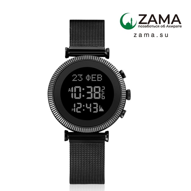 Водостойкие часы с напоминанием о времени намаза, для женщин Zama Watch ZM-08