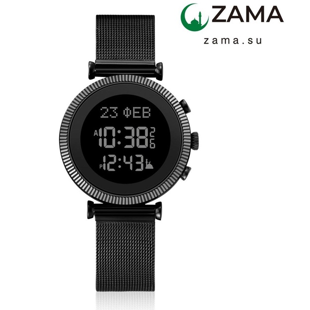 Ayollar uchun namoz vaqtini eslatuvchi suv o‘tkazmaydigan ZAMA WATCH soati