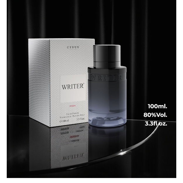 Eau de Parfum 100ml WRITER 100ML - CYRUS PARFUMS - EDP