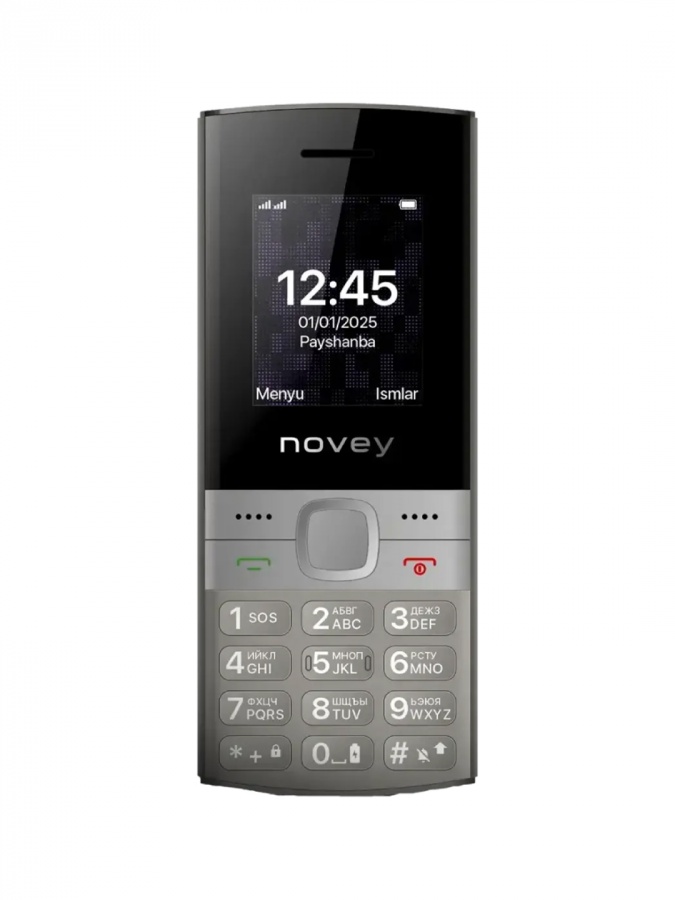 Tugmachali telefon Novey 130 Titanium