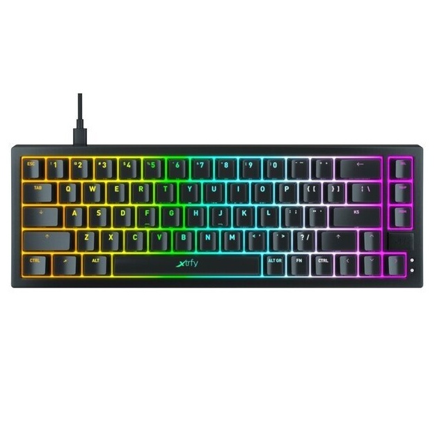 Klaviatur Xtrfy K5 RGB Black (K5-RGB-CPT-BLACK-R-UKR)