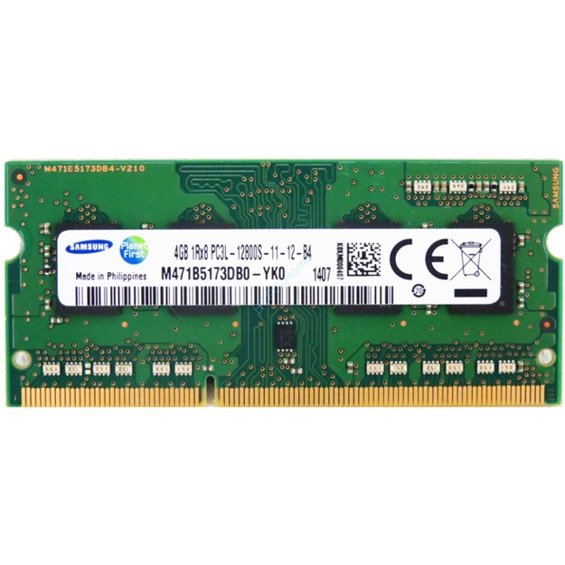 Operativ xotira 4Gb Samsung M471B5173DB0-YK0 DDR3L 1600 SODIMM  (ikkinchi qo‘l)