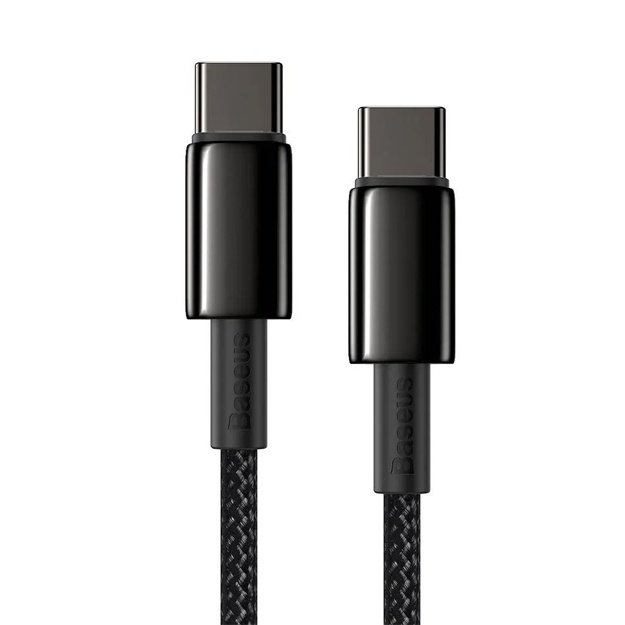 Kabel Baseus Tungsten Gold Fast Charging PD USB Type-C - USB Type-C 100W 1m (CATWJ-01)