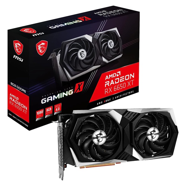 Videokarta MSI Radeon RX 6650 XT GAMING X 8 GB GDDR6 From UAE
