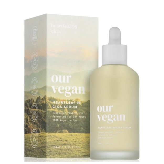 Yallig‘lanishga qarshi vegan zardob Manyo Our Vegan Heartleaf 98 Cica Serum