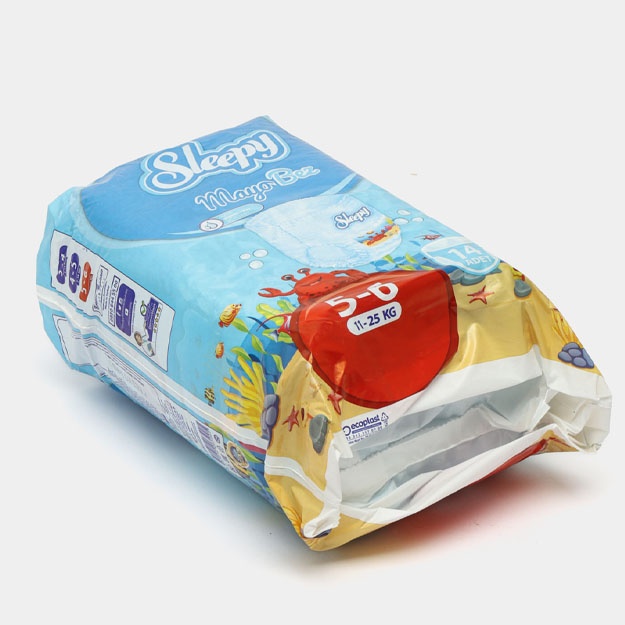 Go‘daklar Basseynda cho‘milishi uchun maxsus tagliklari Sleepy №5-6, 11-25 kg, 14 dona