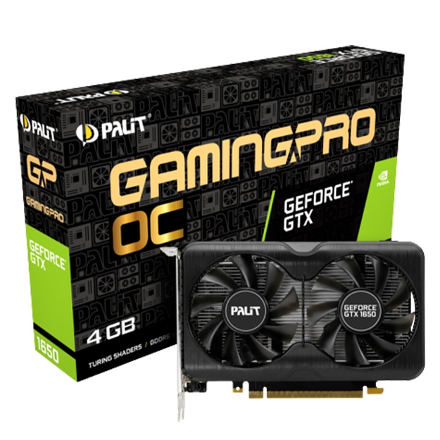Видеокарта Palit 4GB GeForce GTX1650 GamingPro 128Bit GDDR5