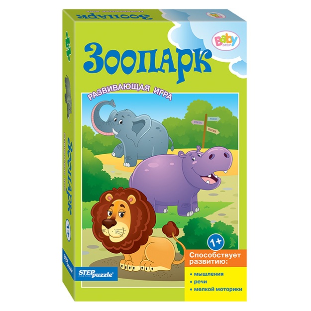 Развивающая игра "Зоопарк" (Baby Step) Step Puzzle 76183