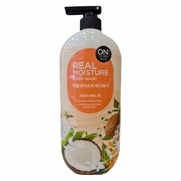 Gulli dush jeli Real Moisture Coconut Almond Body Wash 900 ml