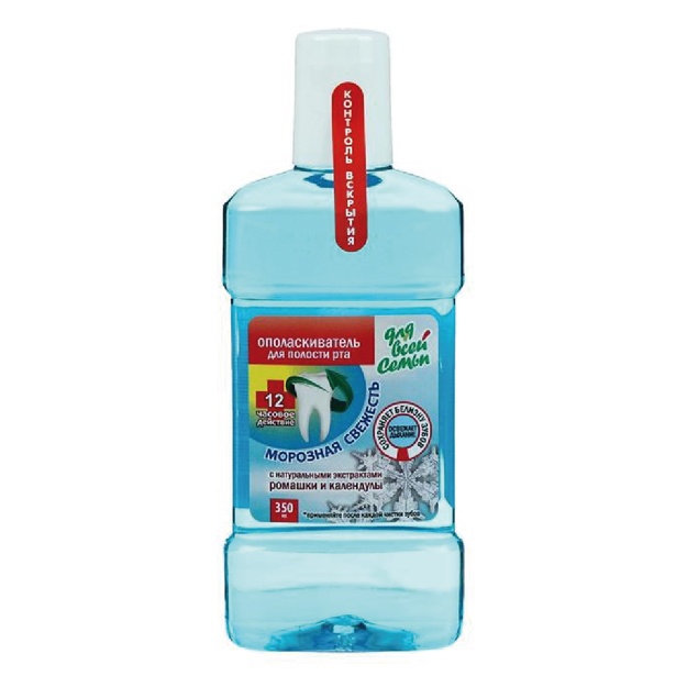 Og‘izni yuvish uchun kompleks parvarishlash Sovuq tazelik Dlya vsey semi 350ml (RK)