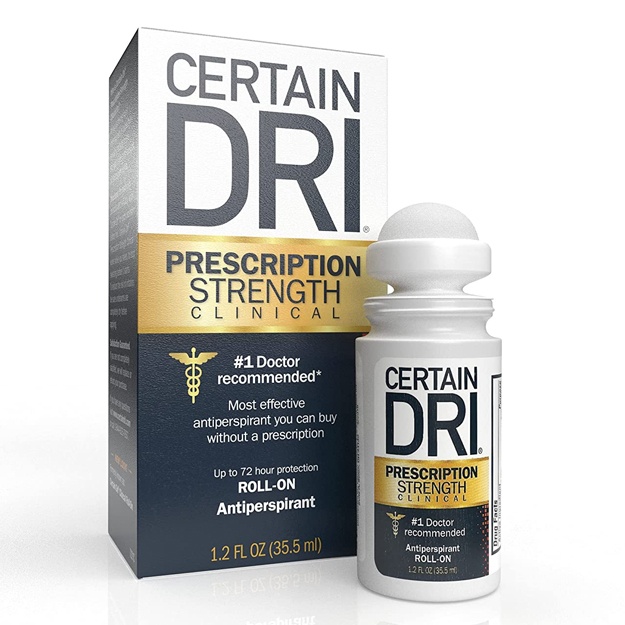 Sharikli antiperspirant va dezodorant Certain Dri Prescription Strength Clinical 1.2