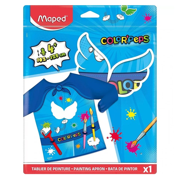 Bolalar uchun uzun yengli chizish uchun apron Maped Color'Peps 820410