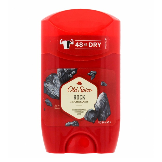 Tverdiy dezodorant-antiperspirant Rock with Charcoal 50ml