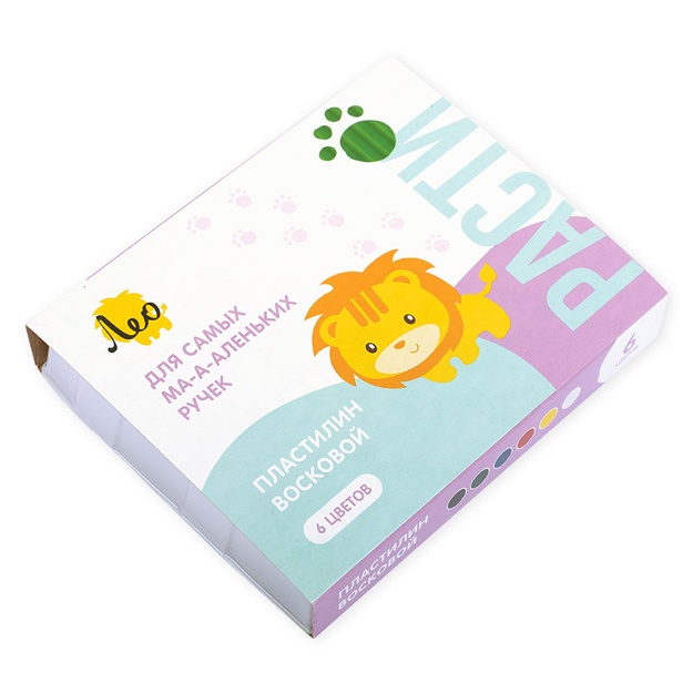 Plastilin mumli Leo LMCW-0106 6rang