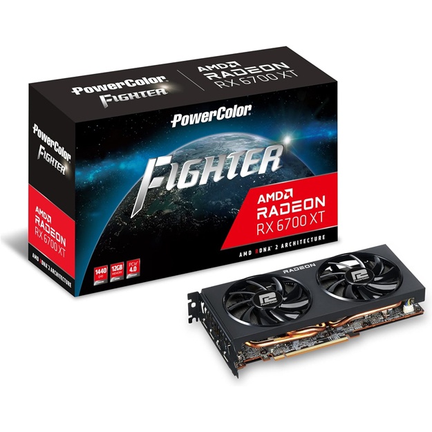 Videokarta PowerColor Fighter AMD Radeon RX 6700 XT 12 GB GDDR6 From UAE