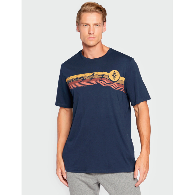 SKEChERS BIG ADVENTURE TEE  M MTS334-NVY