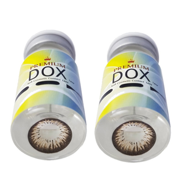 Rangli kontakt linzalari Premium Dox A2012 Brown 0.0
