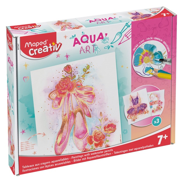 Ijodiy akvarel rasmlari to‘plami Maped Creativ Aqua Art Dance (907047)