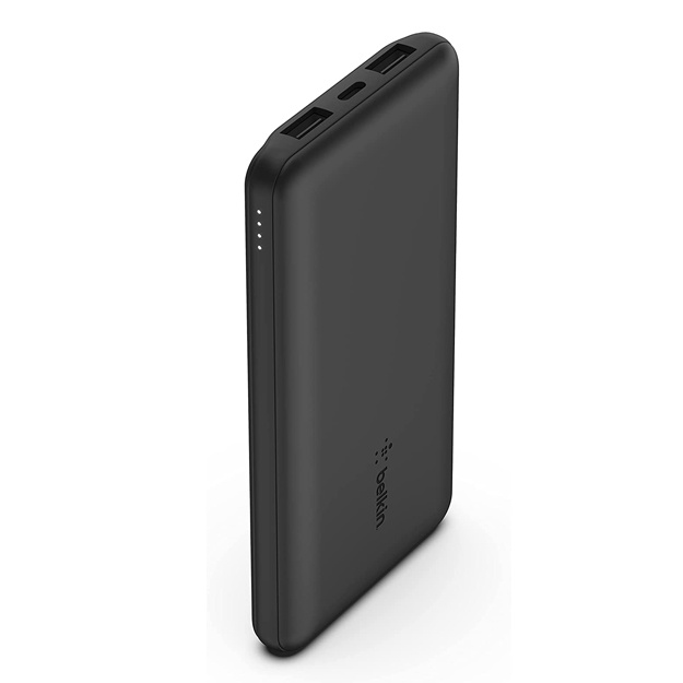 Portativ zaryadlovchi Belkin Power Bank 10000mAh 15W Dual USB-A, USB-C Qora