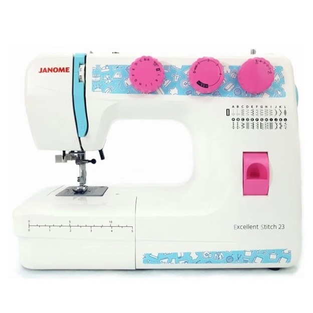 Tikuv mashinasi Janome Exsellent Stitch 23, oq