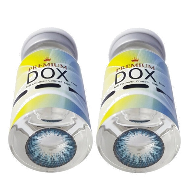 Rangli kontakt linzalari Premium Dox AM77 BLUE -4.0