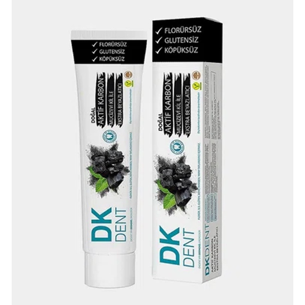 DK DENT faollashtirilgan uglerodli tish pastasi, 75 ml