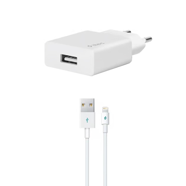 Зарядное устройство Ttec 2SCS20LS USB-A to Lightning 10,5 Вт Белый
