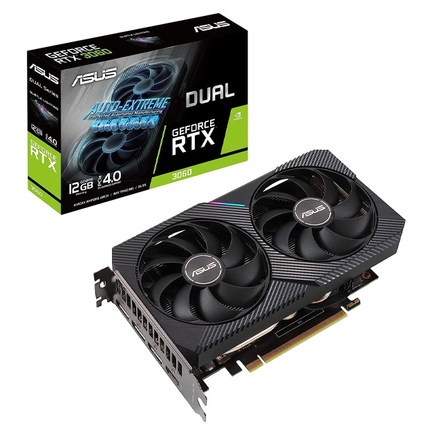 Видеокарта Asus Dual NVIDIA GeForce RTX 3060 V2 12GB GDDR6 From UAE (90YV0GB3-M0NA10)