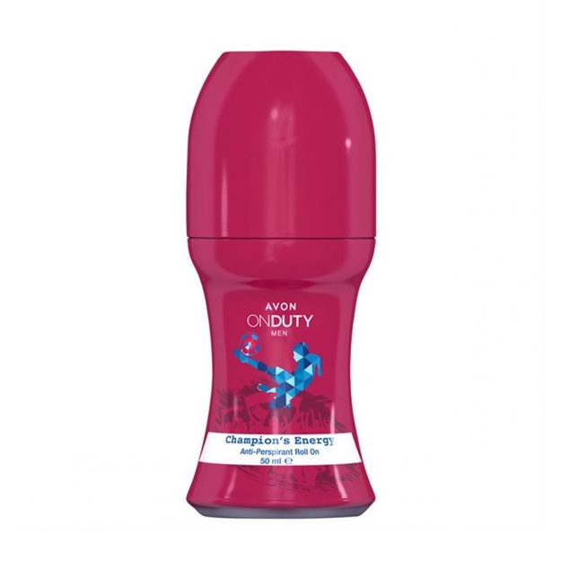 Dezodorant-antiperspirant sharli aplikator bilan Avon Onduty Energiya chempiona 50ml