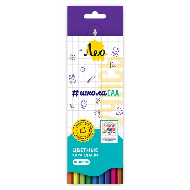 Rangli qalamlar Leo 18rang LSCP-18