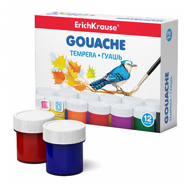 Guash ErichKrause 12 rang, 20 ml