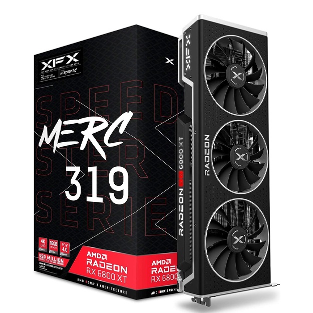 Видеокарта XFX Speedster MERC319 AMD Radeon RX 6800 XT From UAE (RX-68XTALFD9)