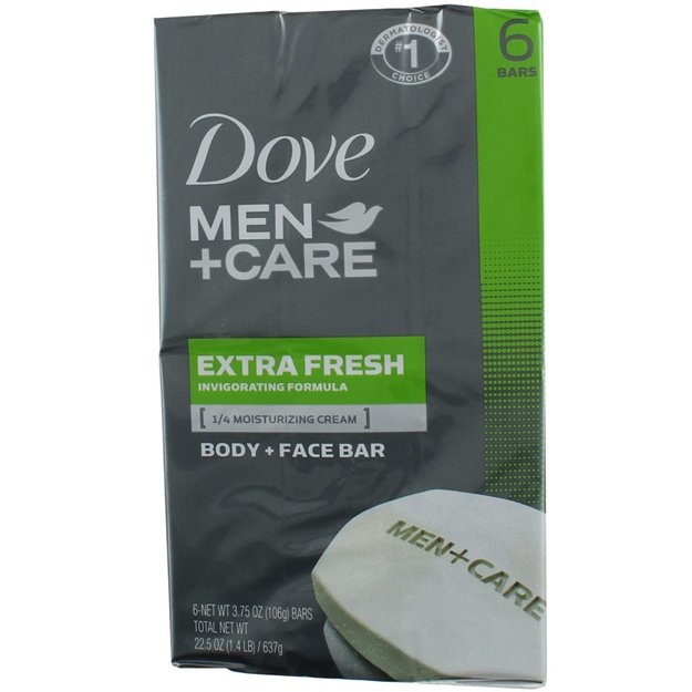 Antibakterial namlovchi sovun Dove Face Bar Extra Fresh