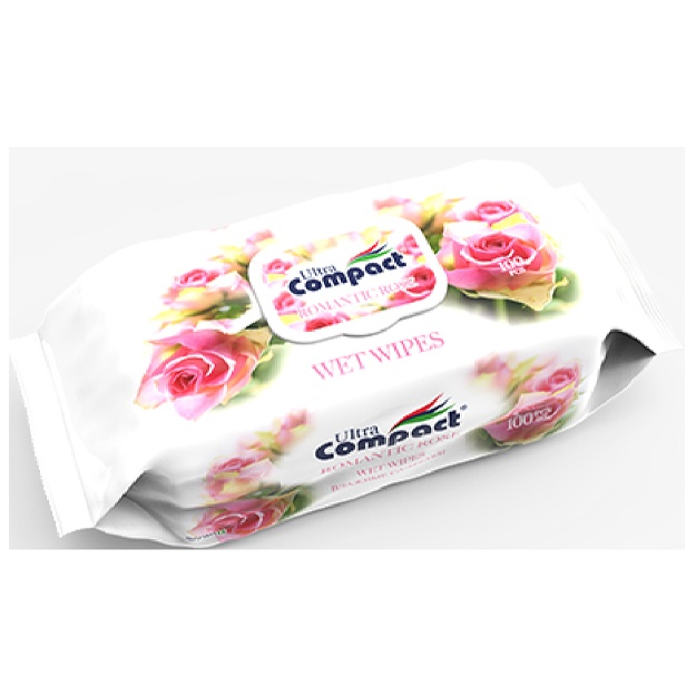 "Romantis Rose" nam salfetkalari 100 dona