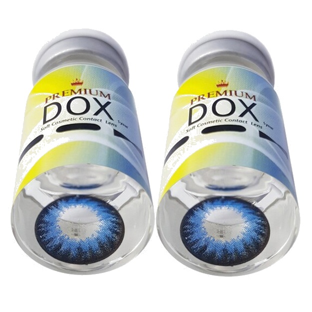 Rangli kontakt linzalari Premium Dox BF2 BLUE -1.5