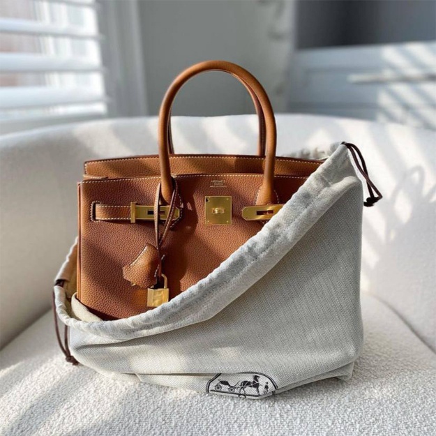 Женская Сумка Hermes (Люкс) АРТ 1204 коричневый