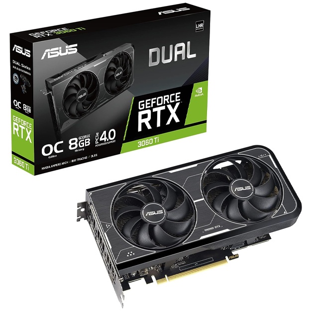 Videokarta ASUS DUAL NVIDIA GeForce RTX 3060TI OC 8 GB GDDR6X From UAE