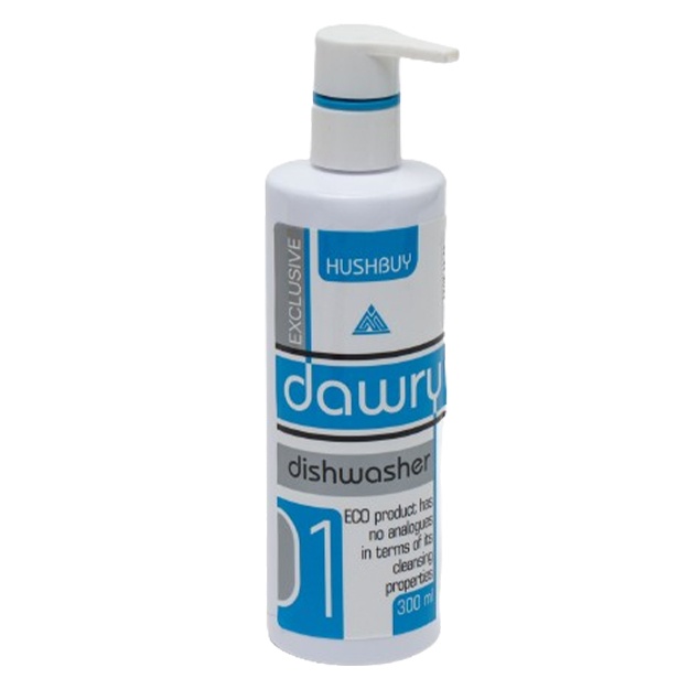Idishlarni yuvish uchun suyuq sovunli gel Hushbuy Dawry Dishwasher 300 ml