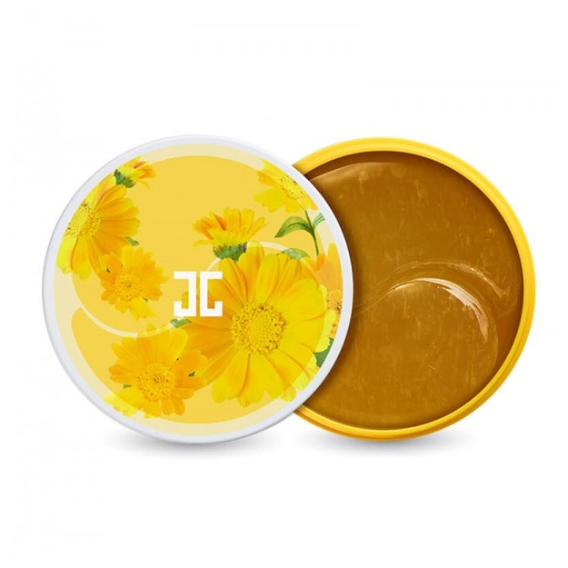 Toliqqn teri uchun kalendula bilan tinchlantiruvchi patchi Jayjun Cosmetics Calendula Tea Eye Gel Patch