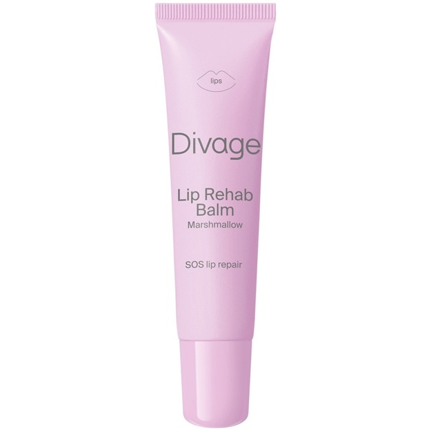 Lab uchun balzam Divage Lip Rehab Balm 12 ml Marshmellou