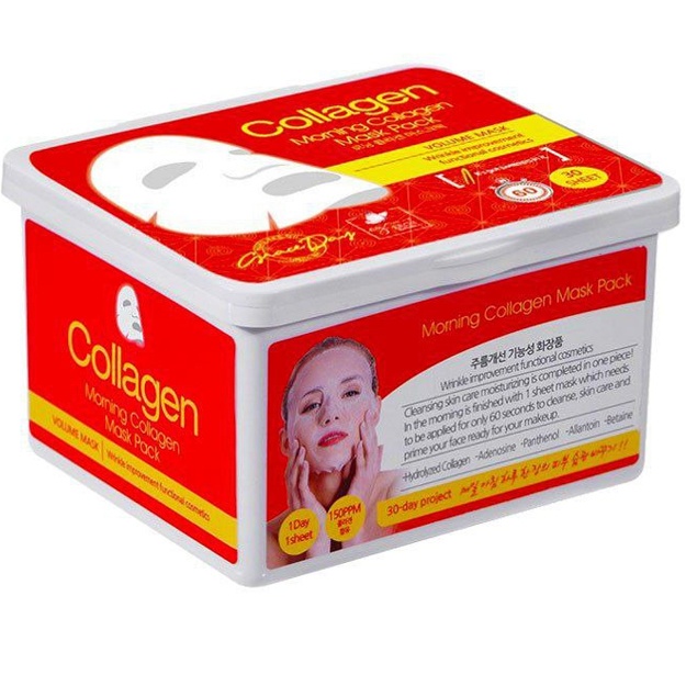 Kollagen bilan niqob Grace Day Morning Collagen Mask Pack 30d