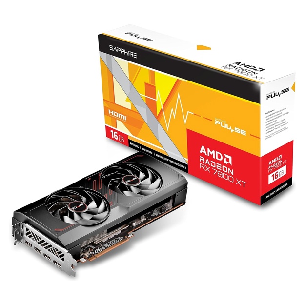 Videokarta Sapphire Pulse AMD Radeon RX 7800 XT 16 GB GDDR6 AMD RDNA 3 From UAE