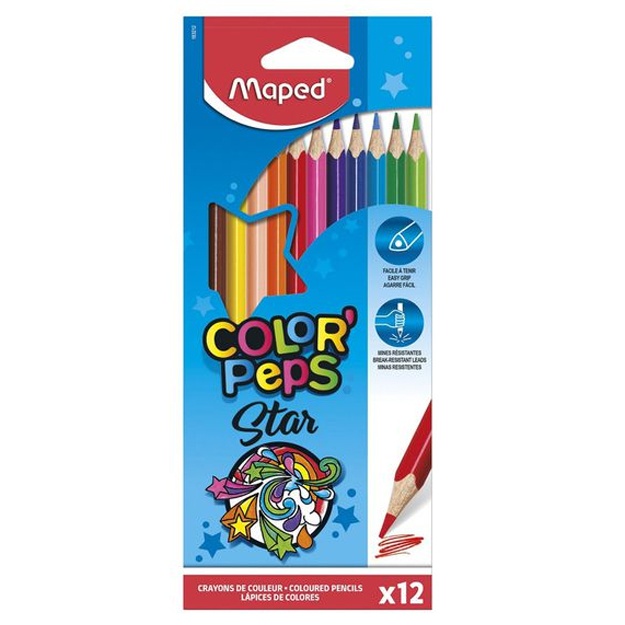 Rangli qalamlar Maped (12tsvColor'Peps) 832062