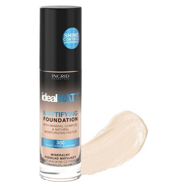 Tonal krem Ingrid Ideal Matt 30 ml 300