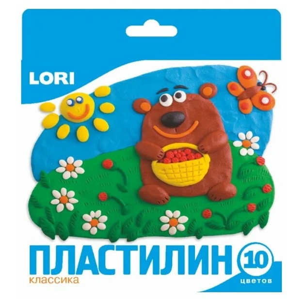 Klassik plastilin Lori Pl-002 10rang