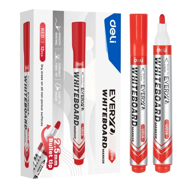 Маркер для доски 2.5mm RED EU016-RD