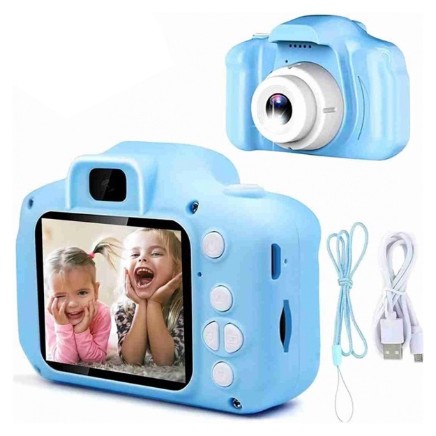 Bolalar uchun raqamli mini kamera ko‘k