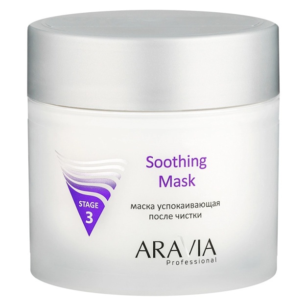 Tozalashdan keyin tinchlantiruvchi niqob Aravia Professional Soothing Mask 300ml